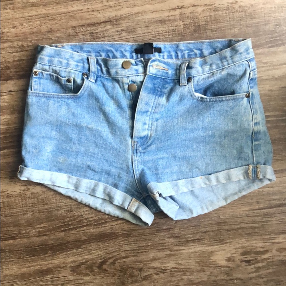 Denim shorts